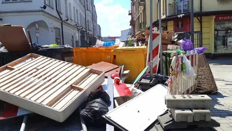 Problem of waste removal Stock Footage 274498115