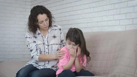 Problems with the child. Stock Footage 105537240