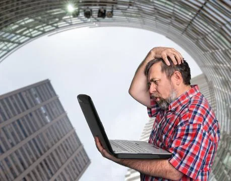 Problems with computer Stock Photos
