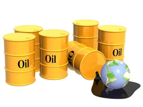 Problems of ecology Stock Illustration