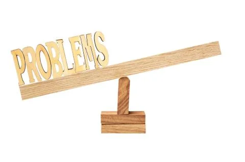 Problems imbalance Stock Photos