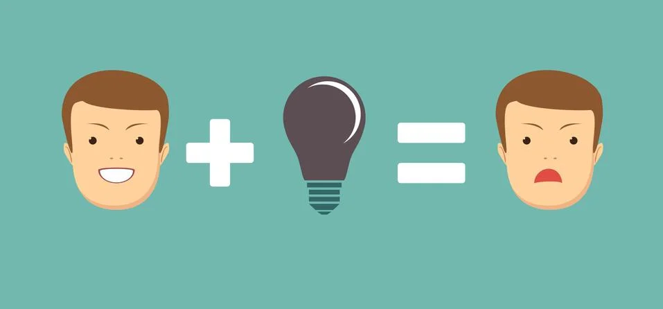 Problems Make you sad Ilustração Stock