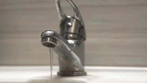 Problems with water supply. Stock Footage 150234895