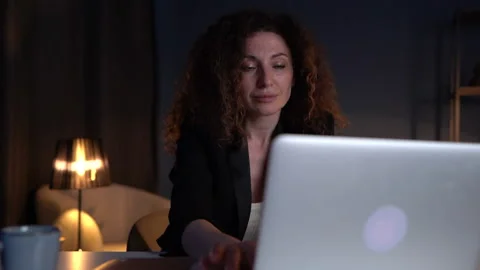 Problems at work and financial crisis, layoffs concept. Portrait of an upset Stock Footage 168251496