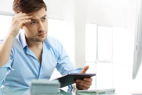 Problems at work Foto stock