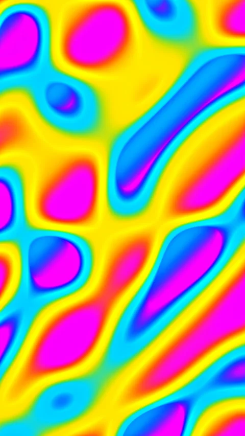 Procedural Algorithmic Math Animation 4K Dynamic Visual Background Stock Footage 341205016