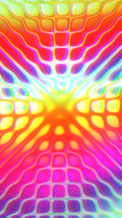Procedural Algorithmic Math Animation 4K Dynamic Visual Background Stockbeeldmateriaal 341557397