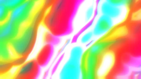 Procedural Algorithmic Math Animation 4K Dynamic Visual Background Stockbeeldmateriaal 341557535