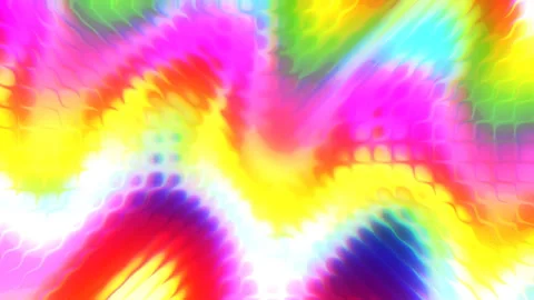 Procedural Algorithmic Math Animation 4K Dynamic Visual Background Stockbeeldmateriaal 341722863