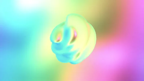 Procedural Algorithmic Math Animation 4K Dynamic Visual Background Video stock 342191076