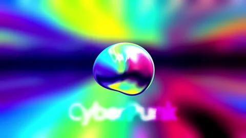 Procedural Algorithmic Math Animation 4K Dynamic Visual Background Video stock 342201774