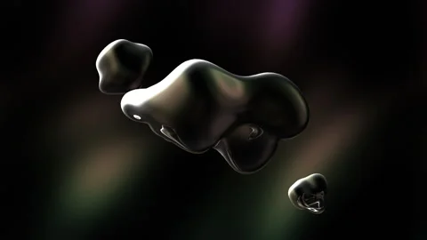 Procedural Algorithmic Math Animation 4K Dynamic Visual Background Video stock 342254414