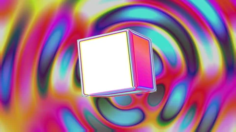 Procedural Algorithmic Math Animation 4K Dynamic Visual Background Video stock 342347825