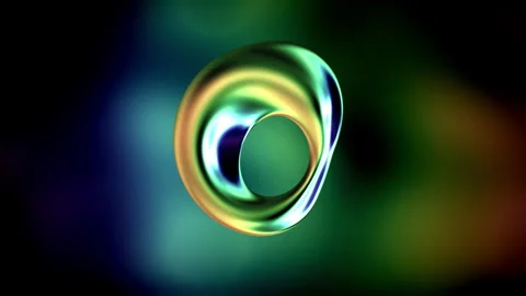 Procedural Algorithmic Math Animation 4K Dynamic Visual Background Video stock 342372046