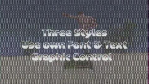 Procedural CRT Screen Overlay Stock After Effects