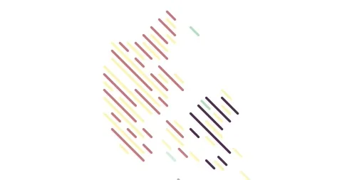 Procedural Diagonal Graphics Assemble the Map of Denmark Stock Footage 325718287