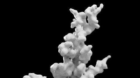 Procedural growth of matter Stock Illustration