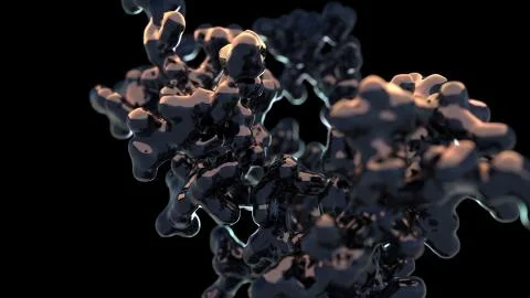 Procedural growth of matter Illustrazione stock