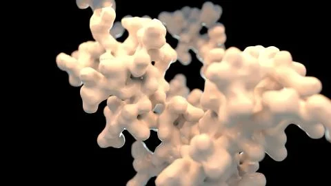 Procedural growth of matter Stock Illustration
