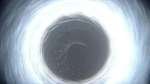 Procedural Particle Waves into Fast Vortex Transition, Fade to White HD Stock Footage 325726169