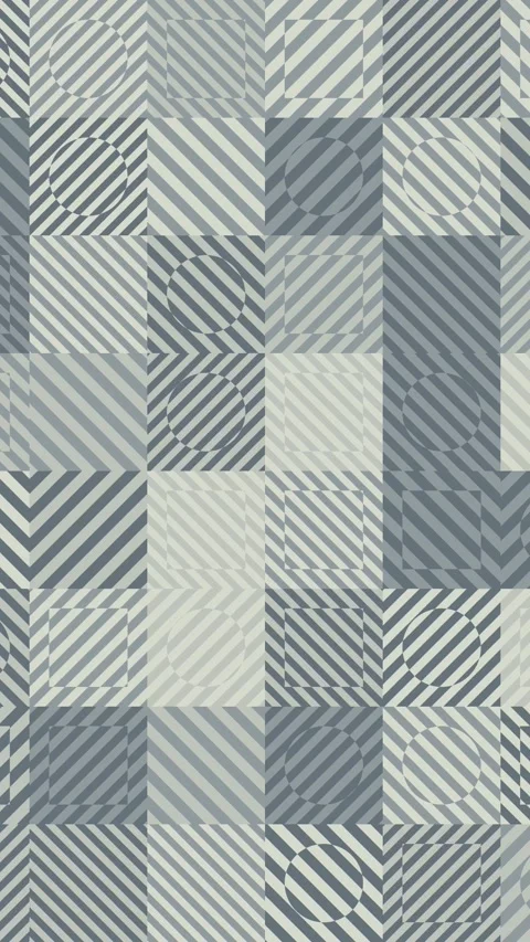Procedural Shape Animation With Modern Structured Visual Composition Stock Footage 331261116