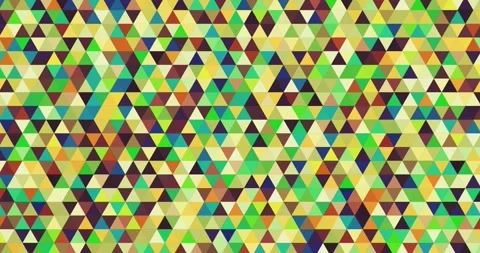 Procedural Triangular Mosaic Design Stock Footage 313734309