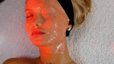 Procedure at the beautician Video stock 145374443
