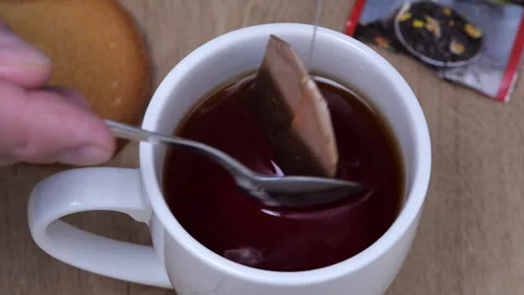 Procedure for brewing tea Stock Footage 257816097