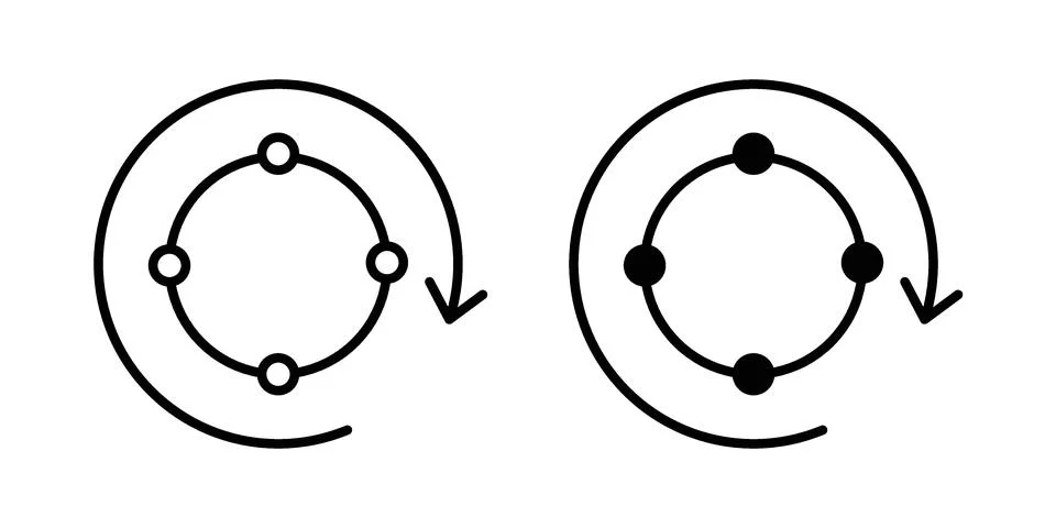 Procedure icon design. Simple Vector illustrations.. Illustrazione stock