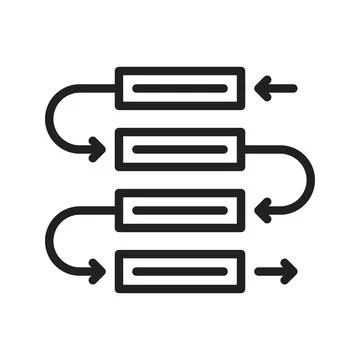 Procedure Icon Image. Illustrazione stock