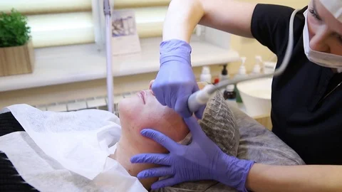 Procedure of Microdermabrasion. 库存影片 88078237