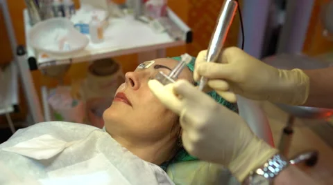 The procedure of permanent makeup Stock Footage 62329369