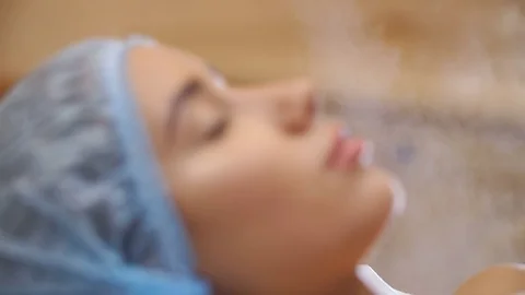 The procedure of steaming the skin Видео 82083299