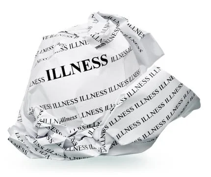 Proceed with the disease as a trash Stock Photos