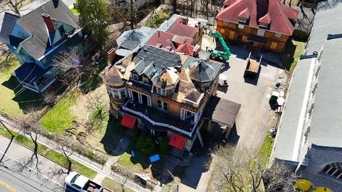 Proceed to Work - Roofing Construction - Syracuse, NY Foto stock