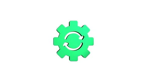 Process 3D rendering rotating gear mechanism wheel for teamwork success and.. Stock Footage 313463645