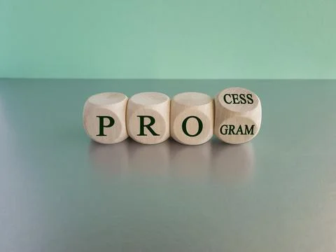 Process and program symbol. Foto stock