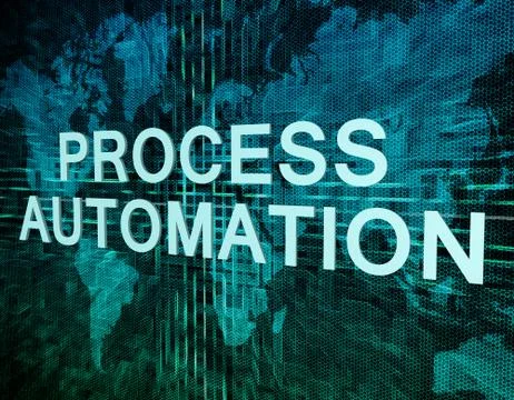 Process Automation 스톡 일러스트