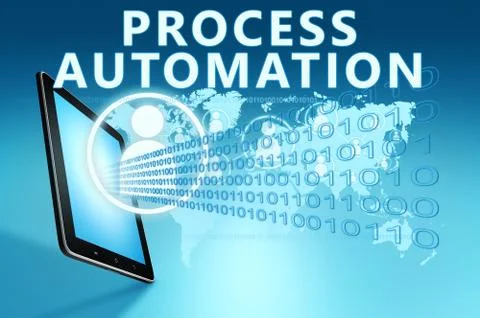Process Automation Illustrazione stock