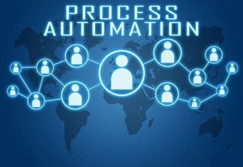 Process Automation Stock Illustration