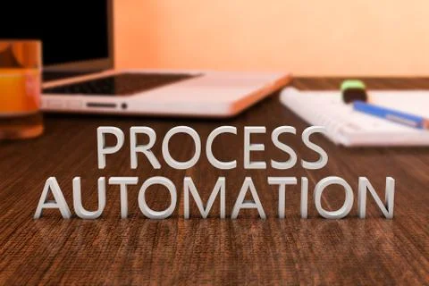 Process Automation Illustrazione stock