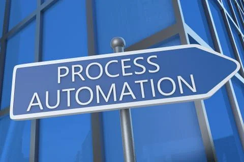 Process Automation Stock Illustration