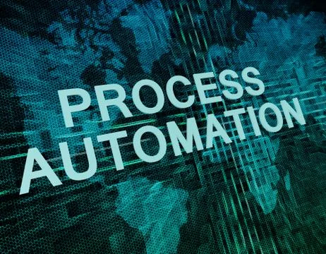 Process Automation Illustrazione stock