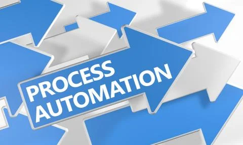 Process Automation Stock Illustration