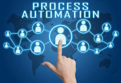 Process Automation Stock Illustration