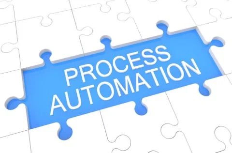 Process Automation Illustrazione stock