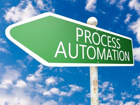 Process Automation Stock Illustration