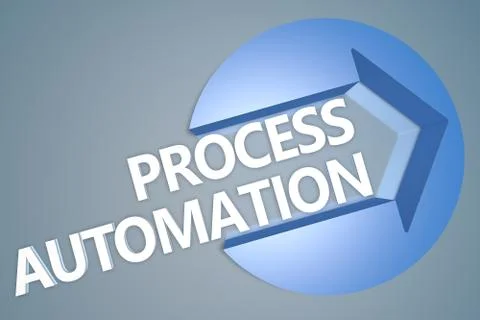Process Automation Stock Illustration