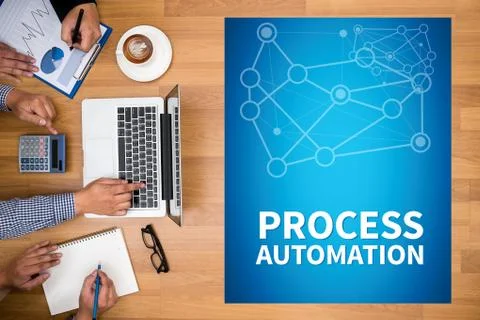 PROCESS AUTOMATION 스톡 사진