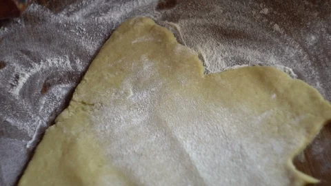 Process Of Baking Cookies At Home Stock Footage 90819394